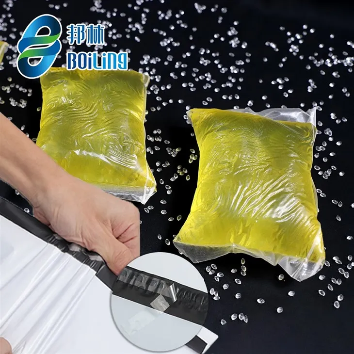 Blok Gam Pelekat Cair Panas Kuning Untuk Beg Ekspres Pengedap